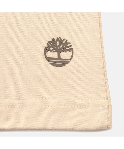 Timberland(ティンバーランド)の「半袖 ヘビー ウェイト ロゴ Tシャツ メンズ(Tシャツ/カットソー・メンズ・ライトホワイト・XXX-LARGE/X-SMALL/XX-LARGE/X-LARGE/LARGE/MEDIUM/SMALL)」の8枚目の写真