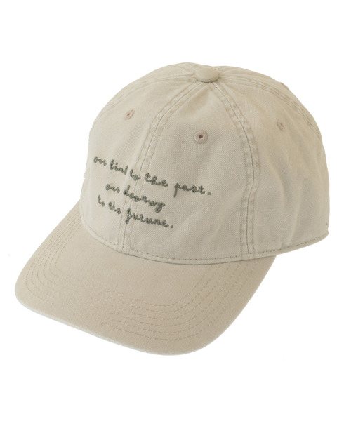CONVERSE TOKYO（コンバーストウキョウ）の「ONE WASH EMBROIDERED CAP（キャップ・レディース・チャコールグレー/ライトベージュ/ブラック・FREE）」の2枚目の写真