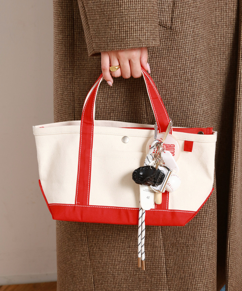 AP STUDIO(エーピーストゥディオ)の「【CAPELO/カペロ】MINI TOTE BAG WITH POUCH(トートバッグ・レディース・パープル/グリーン/レッド/カーキ・FREE)」の10枚目の写真