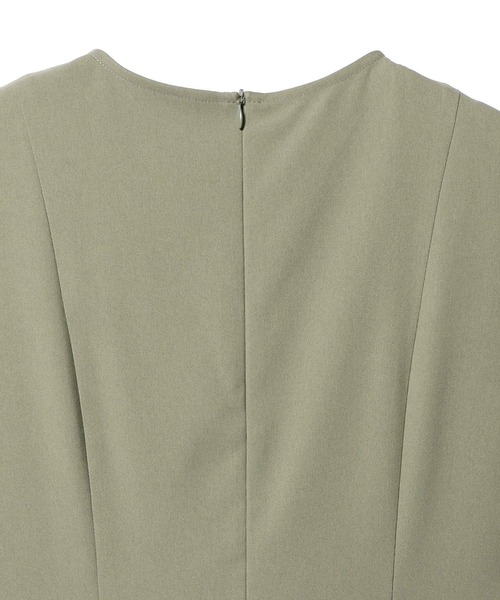 ESTNATION(エストネーション)の「ESTNATION / サッシュベルト オールインワン(つなぎ/オールインワン・レディース・オフホワイト/カーキ/ブラック・36/38)」の5枚目の写真