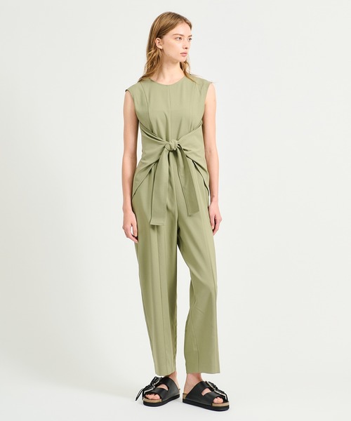 ESTNATION(エストネーション)の「ESTNATION / サッシュベルト オールインワン(つなぎ/オールインワン・レディース・オフホワイト/カーキ/ブラック・36/38)」の17枚目の写真