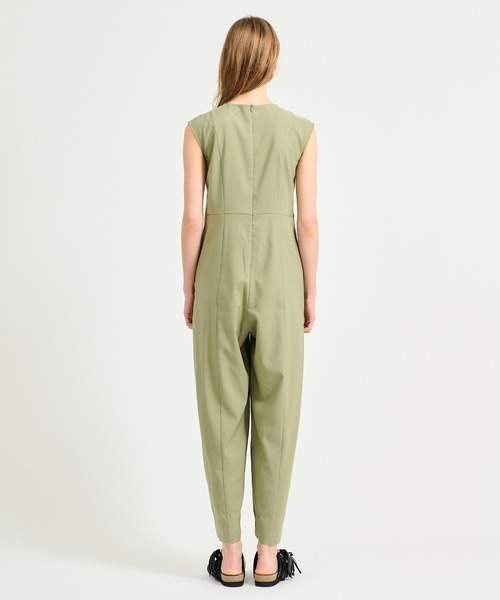 ESTNATION(エストネーション)の「ESTNATION / サッシュベルト オールインワン(つなぎ/オールインワン・レディース・オフホワイト/カーキ/ブラック・36/38)」の19枚目の写真