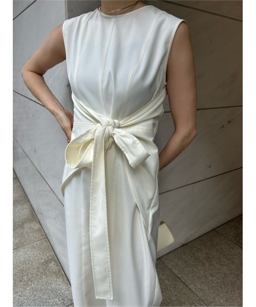 ESTNATION(エストネーション)の「ESTNATION / サッシュベルト オールインワン(つなぎ/オールインワン・レディース・オフホワイト/カーキ/ブラック・36/38)」の22枚目の写真