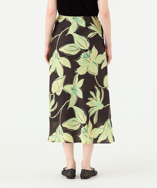 ビビフラワープリントマーメイドスカート TOMORROWLAND｜ビビフラワープリント マーメイドスカート