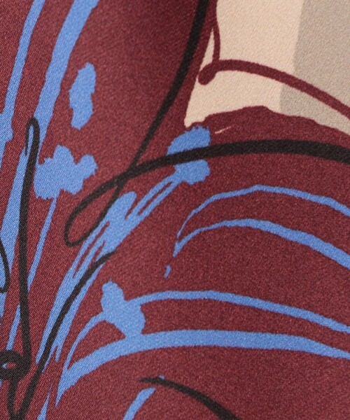 ビビフラワープリント マーメイドスカート