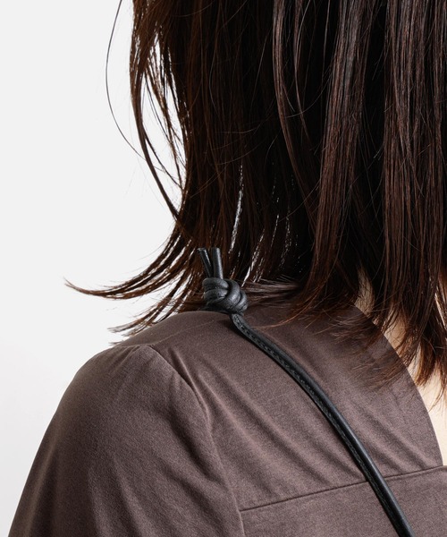 HIGHTIDE(ハイタイド)の「StitchandSew ステッチアンドソー Lジップ財布 LZS104 小銭入れ レザー 二つ折り(財布・レディース・ブラック・FREE)」の4枚目の写真