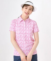 adabat（アダバット）の「◆フローラルプリントポロシャツ（ポロシャツ）」