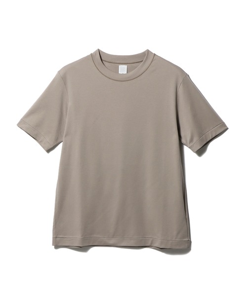 ESTNATION（エストネーション）の「GOOD PEOPLE GOOD STITCHING GOOD PRODUCT for ESTNATION / コットンスムース Tシャツ（Tシャツ/カットソー・レディース・ネイビー/ホワイト/ブラック/グレイッシュベージュ・FREE）」の3枚目の写真