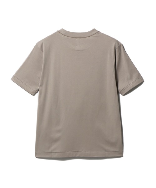 ESTNATION（エストネーション）の「GOOD PEOPLE GOOD STITCHING GOOD PRODUCT for ESTNATION / コットンスムース Tシャツ（Tシャツ/カットソー・レディース・ネイビー/ホワイト/ブラック/グレイッシュベージュ・FREE）」の5枚目の写真