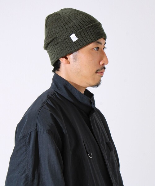 halo commodity(ハロ コモディティー)の「【リバーシブル仕様】【UNISEX】halo commodity 別注 ストラタスケーブルワッチ(ニットキャップ/ビーニー・メンズ・アッシュブラウン/ブラック/オリーブ/スモークグレー・FREE)」の11枚目の写真