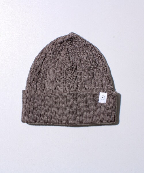 halo commodity(ハロ コモディティー)の「【リバーシブル仕様】【UNISEX】halo commodity 別注 ストラタスケーブルワッチ(ニットキャップ/ビーニー・メンズ・アッシュブラウン/ブラック/オリーブ/スモークグレー・FREE)」の14枚目の写真