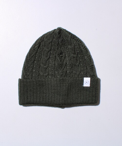 halo commodity(ハロ コモディティー)の「【リバーシブル仕様】【UNISEX】halo commodity 別注 ストラタスケーブルワッチ(ニットキャップ/ビーニー・メンズ・アッシュブラウン/ブラック/オリーブ/スモークグレー・FREE)」の16枚目の写真