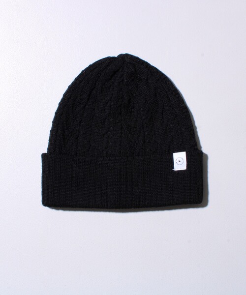 halo commodity(ハロ コモディティー)の「【リバーシブル仕様】【UNISEX】halo commodity 別注 ストラタスケーブルワッチ(ニットキャップ/ビーニー・メンズ・アッシュブラウン/ブラック/オリーブ/スモークグレー・FREE)」の6枚目の写真