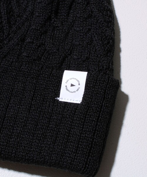 halo commodity(ハロ コモディティー)の「【リバーシブル仕様】【UNISEX】halo commodity 別注 ストラタスケーブルワッチ(ニットキャップ/ビーニー・メンズ・アッシュブラウン/ブラック/オリーブ/スモークグレー・FREE)」の7枚目の写真