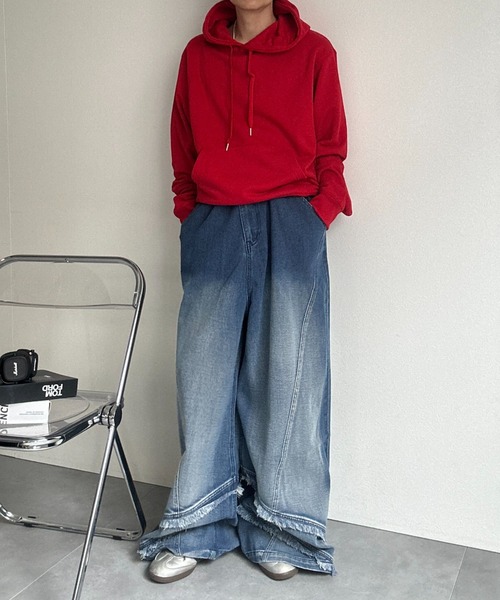 CREARE -LINO-（クレアーレリノ）の「裾フリンジデニム（デニムパンツ・メンズ・ブルー系その他/ブラック系その他2/ブルー系その他2/ブラック系その他・S/M/L）」の17枚目の写真