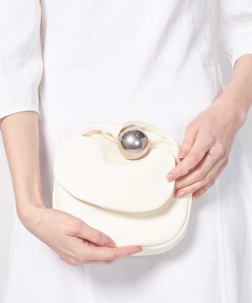 JIL SANDER(ジルサンダー)の「JIL SANDER SPHERE POUCH(ハンドバッグ・レディース・ホワイト・FREE)」の6枚目の写真