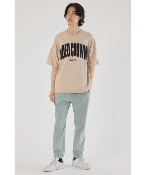 RODEO CROWNS WIDE BOWL(ロデオクラウンズワイドボウル)の「メンズCURVE LOGOコンビニットトップス(ニット/セーター・メンズ・アイボリー/ブラック/カーキ・LARGE/MEDIUM)」の17枚目の写真