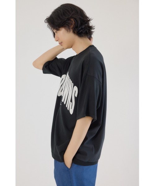 RODEO CROWNS WIDE BOWL(ロデオクラウンズワイドボウル)の「メンズCURVE LOGOコンビニットトップス(ニット/セーター・メンズ・アイボリー/ブラック/カーキ・LARGE/MEDIUM)」の9枚目の写真
