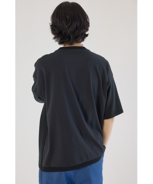 RODEO CROWNS WIDE BOWL(ロデオクラウンズワイドボウル)の「メンズCURVE LOGOコンビニットトップス(ニット/セーター・メンズ・アイボリー/ブラック/カーキ・LARGE/MEDIUM)」の10枚目の写真