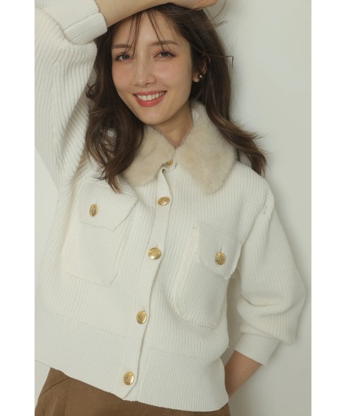 Apuweiser-riche（アプワイザーリッシェ）の「配色デザインニット