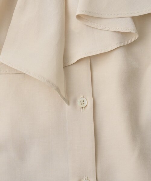 Drawing Numbers】ラッフルフリルノースリーブブラウス（シャツ