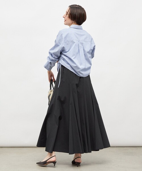 NOLLEY’S(ノーリーズ)の「MY STANDARD ショートシャツ(シャツ/ブラウス・レディース・ホワイト/ブルー系その他3/ダークネイビー・FREE)」の7枚目の写真