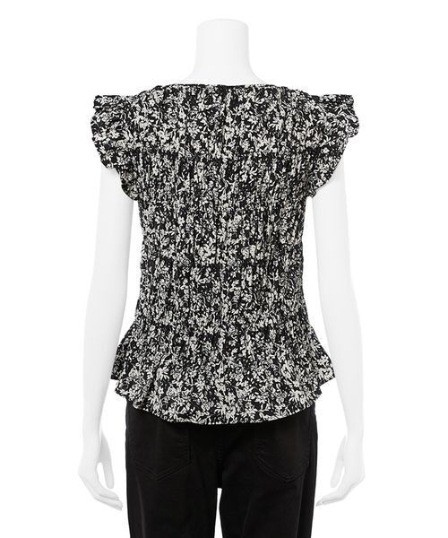 Mila Owen（ミラオーウェン）の「ラッフルシャーリングギャザートップス（Tシャツ/カットソー・レディース・ダークブラウン/ライトブルー/その他・1/0）」の13枚目の写真