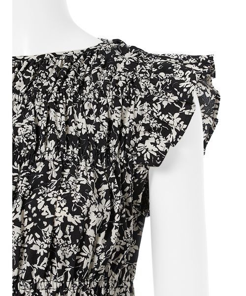 Mila Owen（ミラオーウェン）の「ラッフルシャーリングギャザートップス（Tシャツ/カットソー・レディース・ダークブラウン/ライトブルー/その他・1/0）」の15枚目の写真