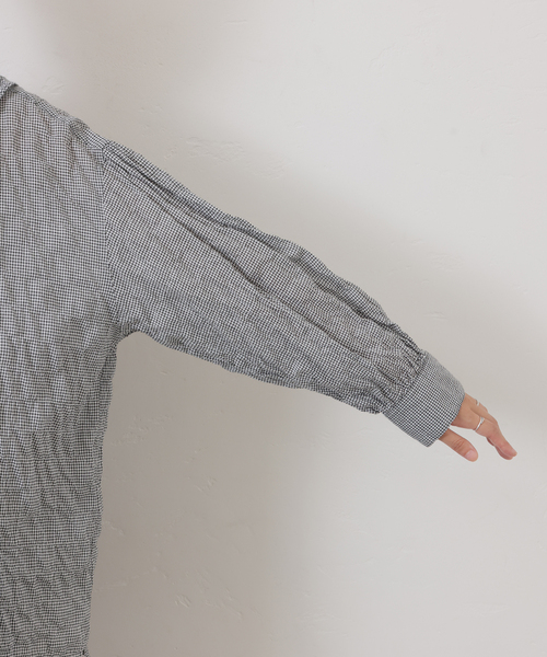 JOURNAL STANDARD LUXE（ジャーナルスタンダード　ラックス）の「ラッフルフリルプルオーバーシャツ（シャツ/ブラウス・レディース・ブラック/ホワイト・FREE）」の18枚目の写真