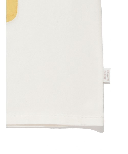 gelato pique（ジェラートピケ）の「【KIDS】はちみつベア柄ワンポイントTシャツ（ルームウェア/パジャマ・キッズ・オフホワイト・90/100/110/120）」の11枚目の写真