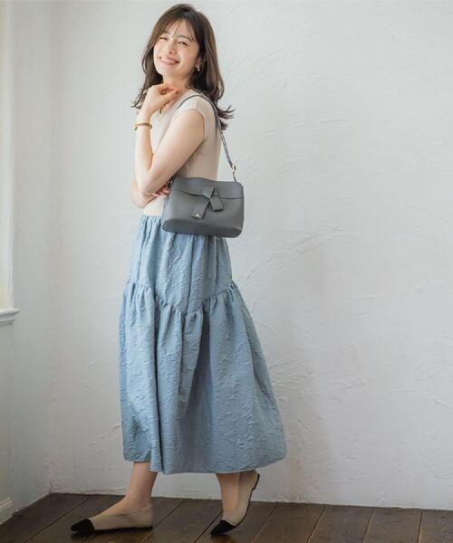 ITS'DEMO（イッツデモ）の「【手洗い可】ドッキングワンピース（ワンピース・レディース・グリーン系/ネイビー/ブラック・00）」の22枚目の写真