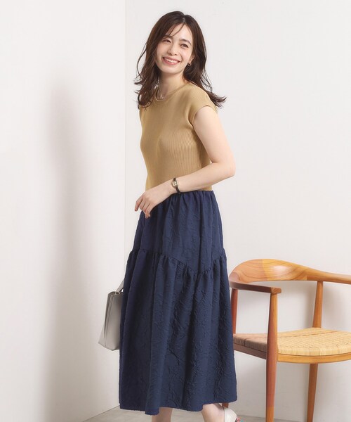 ITS'DEMO（イッツデモ）の「【手洗い可】ドッキングワンピース（ワンピース・レディース・グリーン系/ネイビー/ブラック・00）」の15枚目の写真