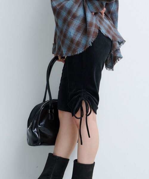 セール】カットベロアバイカーパンツ（その他パンツ）｜Kastane