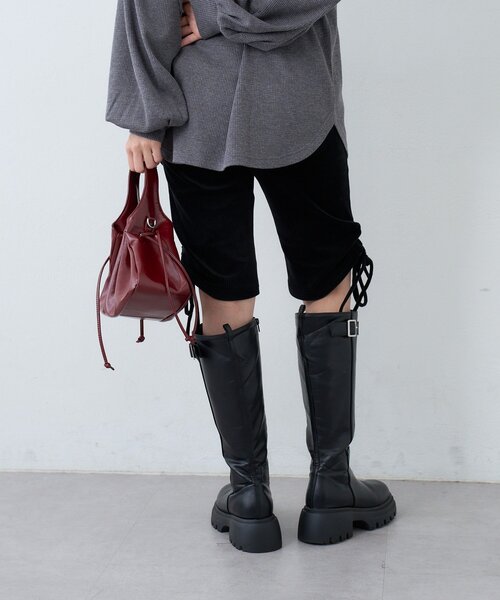 セール】カットベロアバイカーパンツ（その他パンツ）｜Kastane