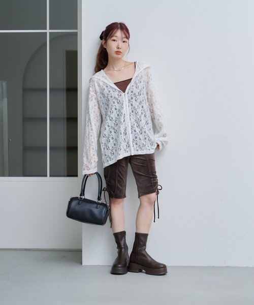 セール】カットベロアバイカーパンツ（その他パンツ）｜Kastane