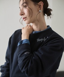 刺繍 ロゴ スウェット /トレーナー