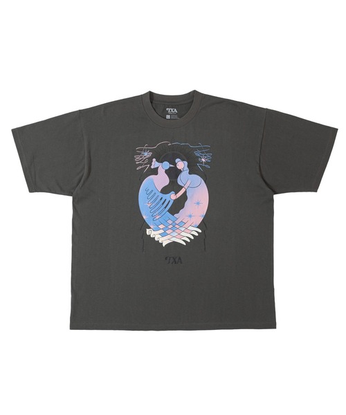 TXA(ティーエックスエー)の「大河紀 S/S T-shirt Smoke Black(Tシャツ/カットソー・メンズ・スモーク・LARGE/MEDIUM/X-LARGE)」の1枚目の写真
