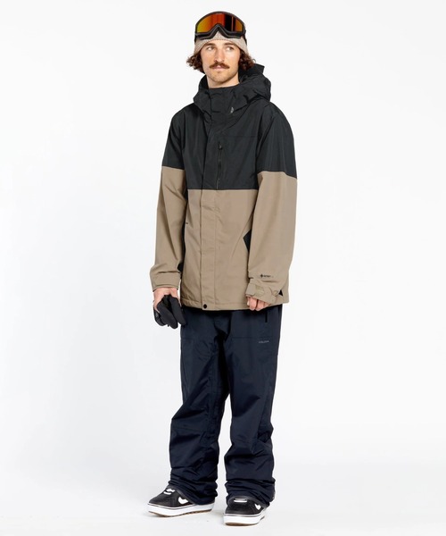 VOLCOM（ボルコム）の「【VOLCOM/ボルコム】 Mens L Gore-Tex Jacket /ゴアテックススキースノーボードジャケット（その他アウター・メンズ・エメラルド/ブラック/ベージュ系その他・LARGE/MEDIUM/SMALL）」の3枚目の写真