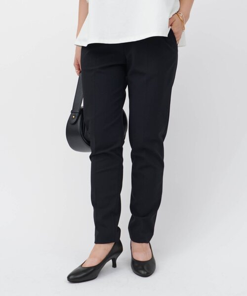 LIVETART（リヴェタート）の「裏起毛センタープレススティックパンツ（その他パンツ・レディース・ブラック・0/2/1）」の5枚目の写真