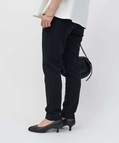 LIVETART（リヴェタート）の「裏起毛センタープレススティックパンツ（その他パンツ・レディース・ブラック・0/2/1）」の6枚目の写真