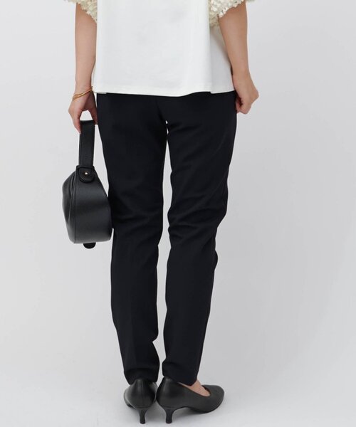 LIVETART（リヴェタート）の「裏起毛センタープレススティックパンツ（その他パンツ・レディース・ブラック・0/2/1）」の7枚目の写真