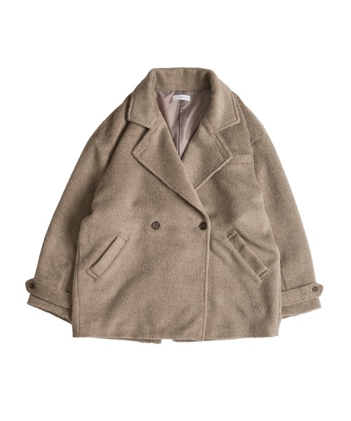 MUHET(ミュエータ)の「shaggy half coat / シャギーハーフコート(その他アウター・レディース・ブラック/ブラウン/ベージュ・LARGE/MEDIUM/SMALL)」の19枚目の写真