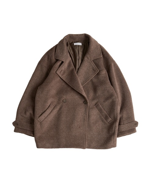 セール】shaggy half coat / シャギーハーフコート（その他アウター