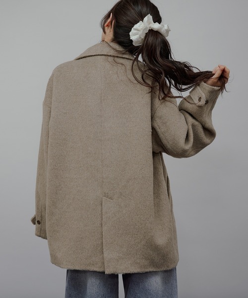 セール】shaggy half coat / シャギーハーフコート（その他アウター