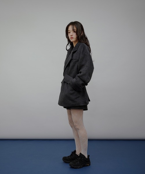 MUHET（ミュエータ）の「shaggy half coat / シャギーハーフコート