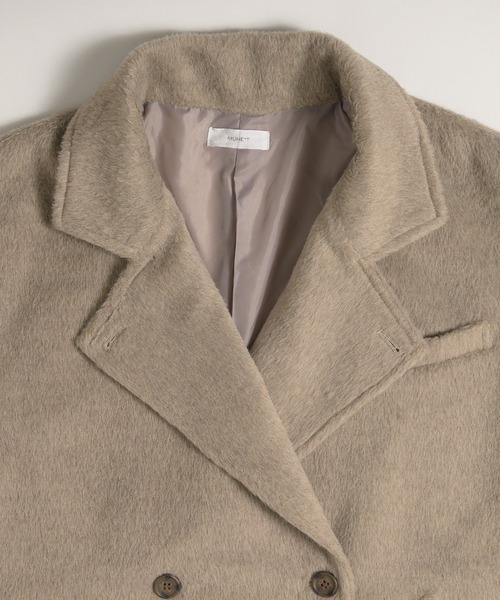 MUHET(ミュエータ)の「shaggy half coat / シャギーハーフコート(その他アウター・レディース・ブラック/ブラウン/ベージュ・LARGE/MEDIUM/SMALL)」の21枚目の写真