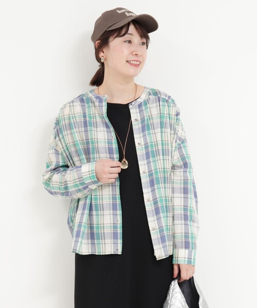 MICO COULIER(ミコクリエ)の「チェックギャザーブラウス(シャツ/ブラウス・レディース・ブラウン系その他/ブルー系その他/レッド系その他・38)」の20枚目の写真