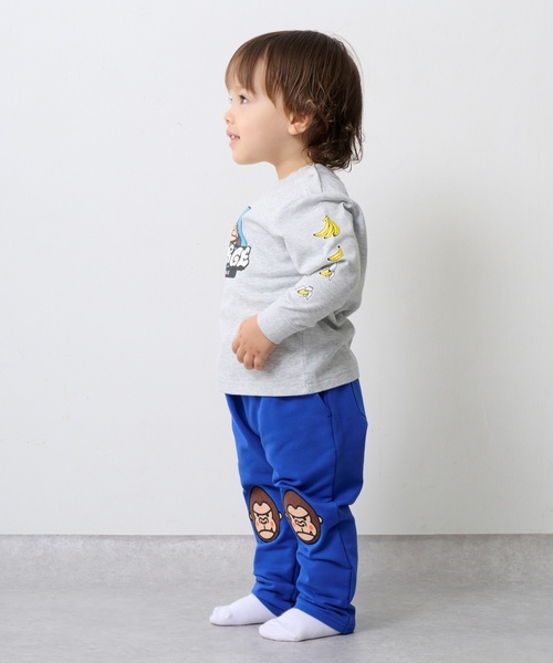 XLARGE KIDS（エクストララージキッズ）の「ファニーゴリラ&グラフィティ蓄光プリント長袖Tシャツ（Tシャツ/カットソー・キッズ・トップグレー/オレンジ/グリーン・110cm/120cm/130cm/140cm/100cm/80ｃｍ/90cm）」の9枚目の写真