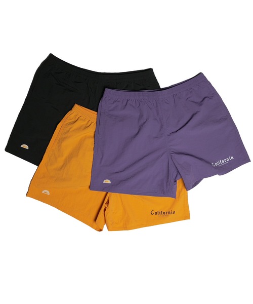 SALT&MUGS（ソルトアンドマグス）の「Cali Nylon Shorts（その他パンツ・メンズ・パープル/イエロー/ブラック・MEDIUM/LARGE/X-LARGE）」の5枚目の写真