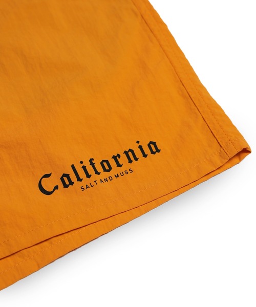 SALT&MUGS（ソルトアンドマグス）の「Cali Nylon Shorts（その他パンツ・メンズ・パープル/イエロー/ブラック・MEDIUM/LARGE/X-LARGE）」の7枚目の写真